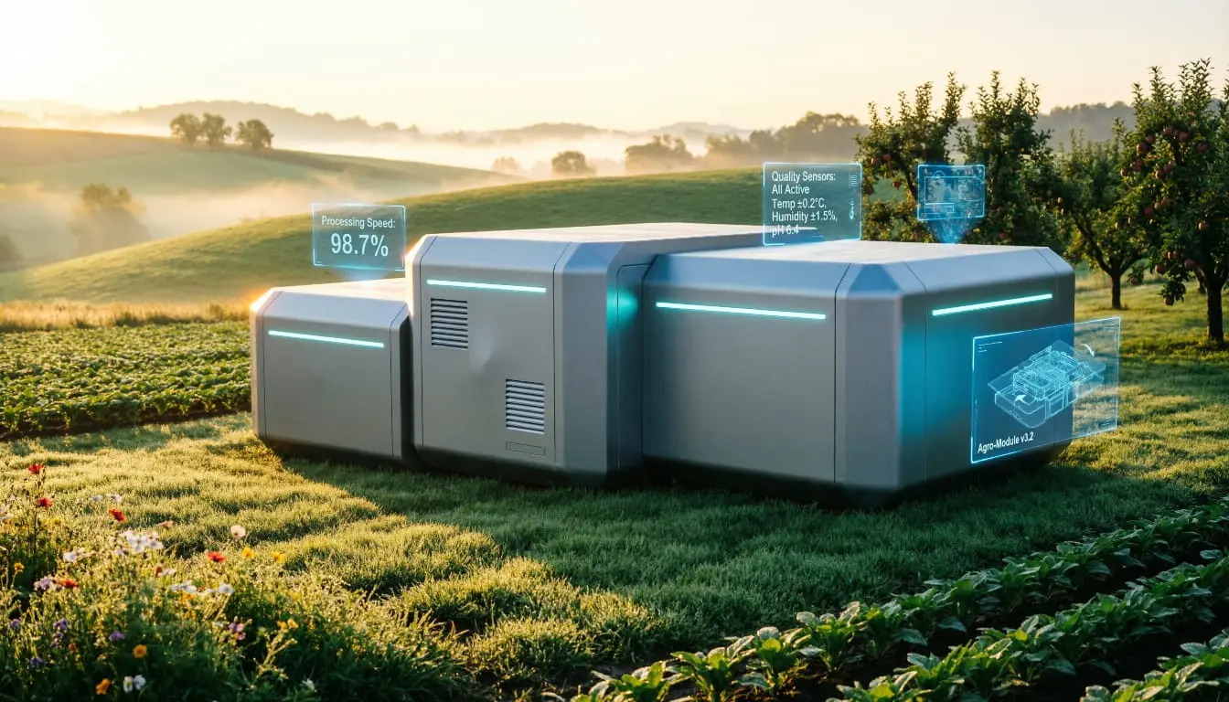 minifábricas modulares agroindústria